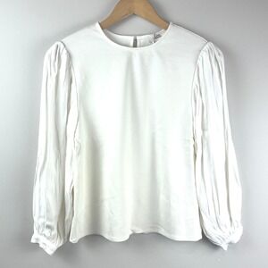 NWT Love Bonito Cream Puff Sleeve Top XS